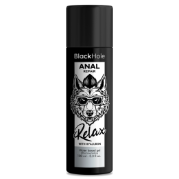 BLACK HOLE - RÉPARATION ANALE RELAX À BASE D'EAU AVEC HYALURON 100 ML