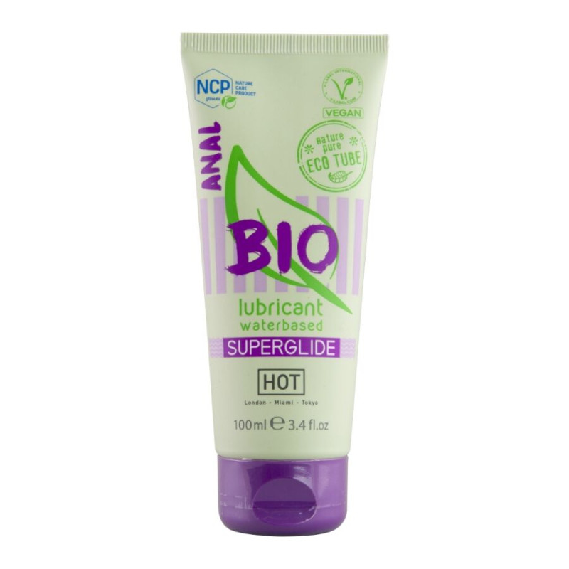 HOT - LUBRIFIANT BIO À BASE D'EAU ANAL 100 ML