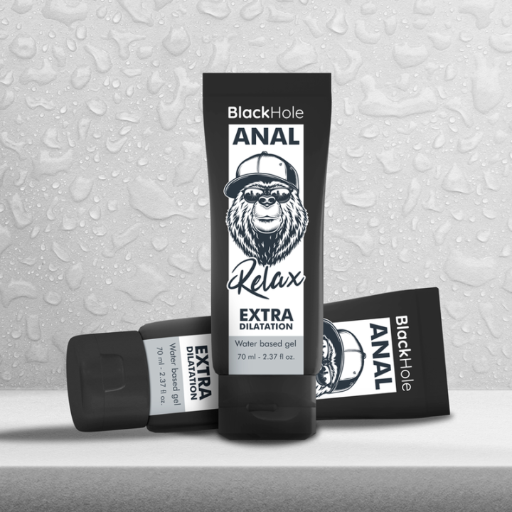 BLACK HOLE - GEL DE DILATATION ANALE À BASE D'EAU 70 ML