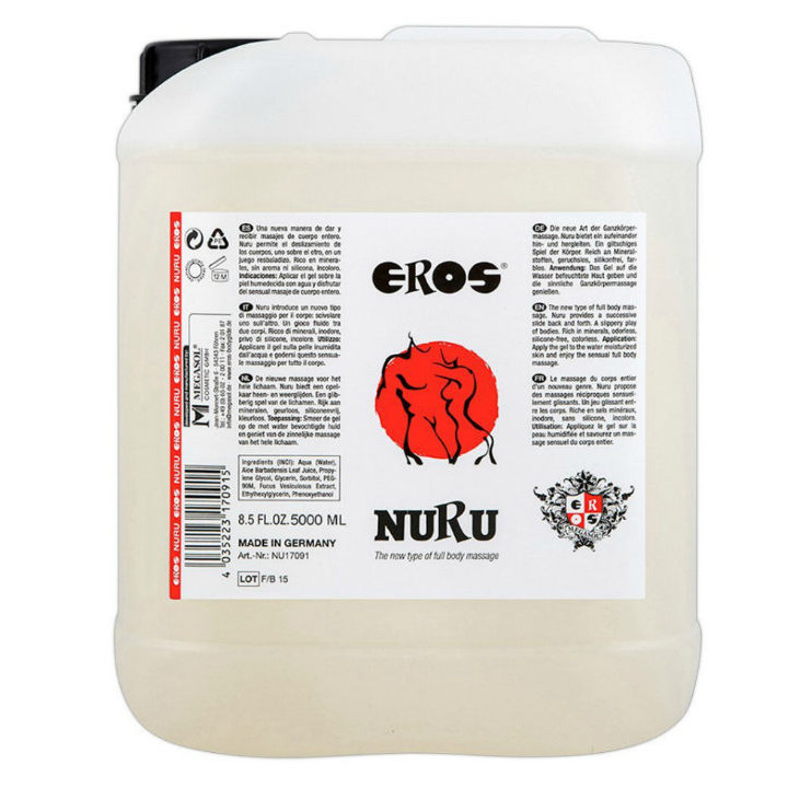 EROS - HUILE DE MASSAGE NURU RICHE EN MINÉRAUX 5000 ML