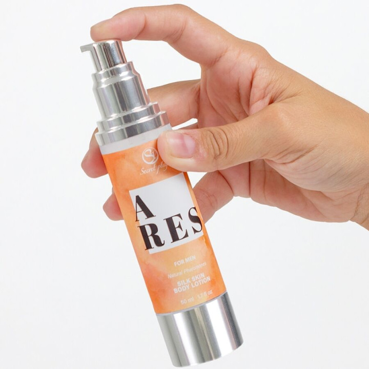 SECRETPLAY - ARES LOTION POUR LA PEAU À LA SOIE POUR HOMMES 50 ML
