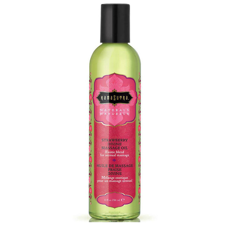 KAMASUTRA - HUILE DE MASSAGE DIVINE FRAISE NATURALS 236ML