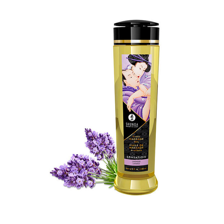 SHUNGA - HUILE DE MASSAGE ÉROTIQUE SENSATION 240 ML