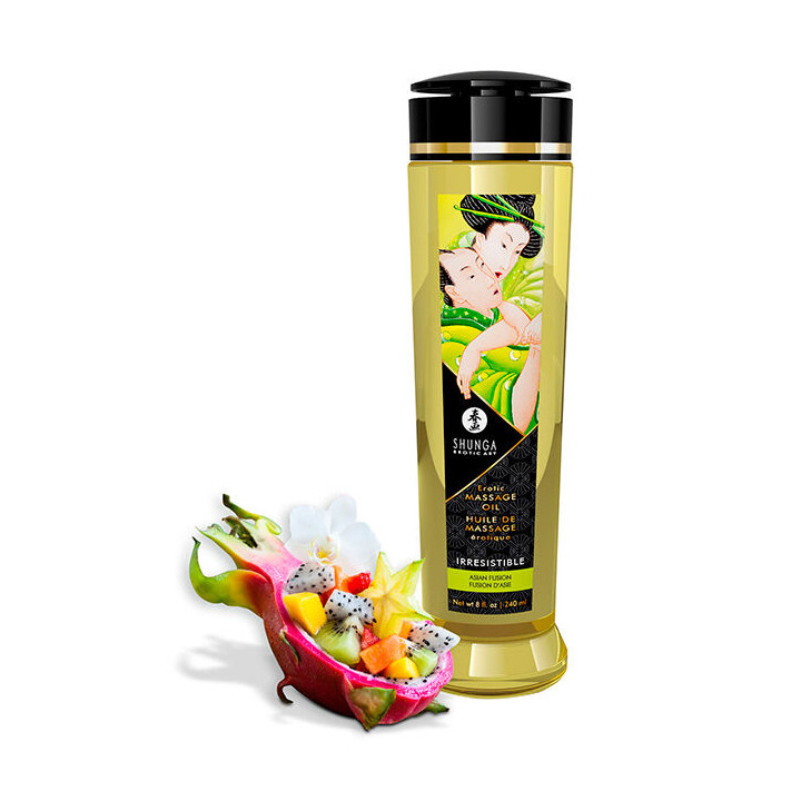 SHUNGA - HUILE DE MASSAGE ÉROTIQUE IRRESISTIBLE 240ML