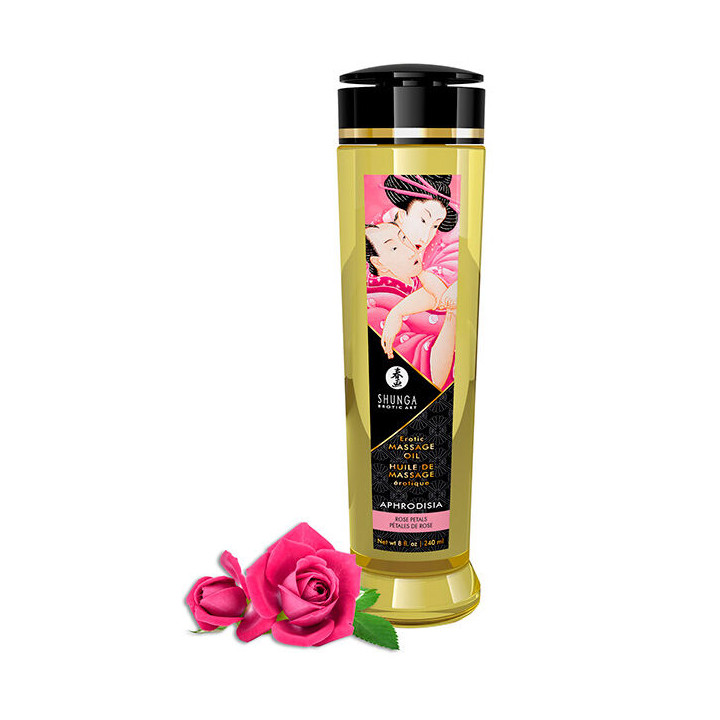 SHUNGA - HUILE DE MASSAGE ÉROTIQUE APHRODISIA 240 ML