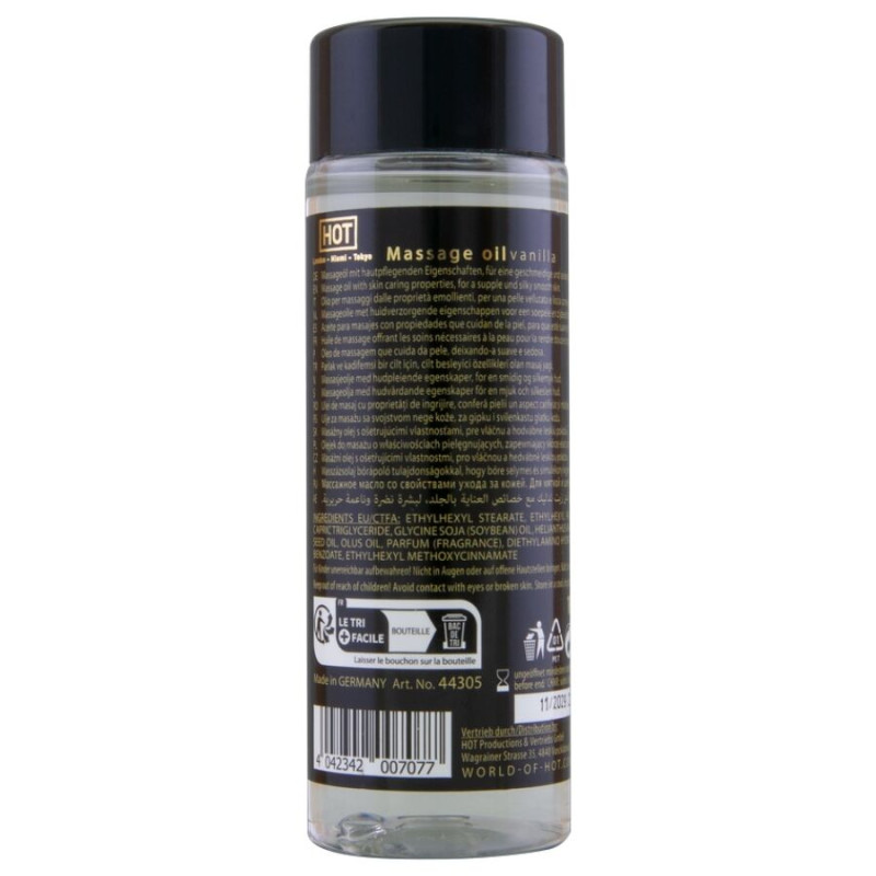 HOT - HUILE DE MASSAGE À LA VANILLE 100 ML
