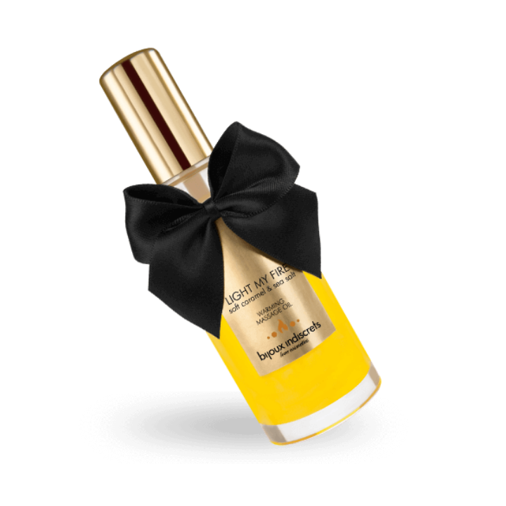BIJOUX - HUILE DE MASSAGE EFFET CHALEUR ARÔME CARAMEL