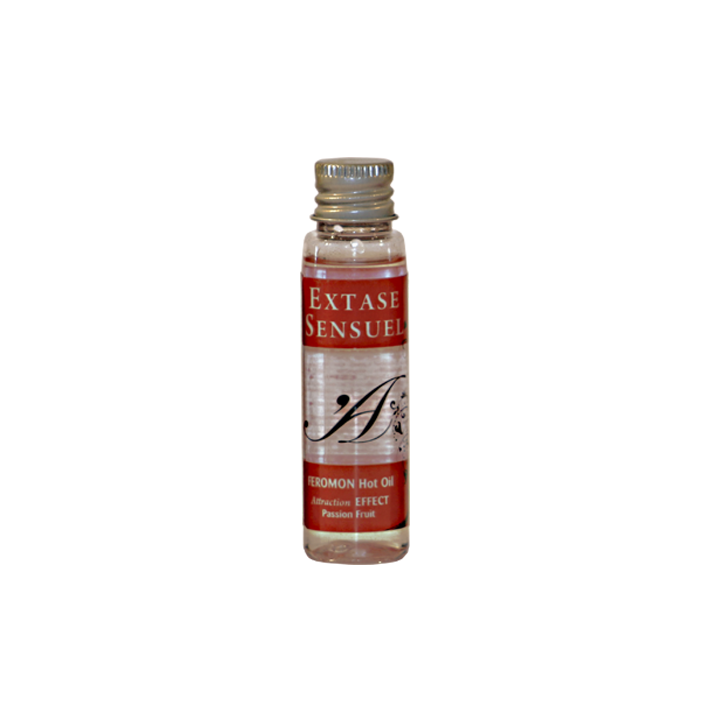 EXTASE SENSUAL - HUILE DE MASSAGE EFFET THERMIQUE AUX PHÉROMONES DE FRUITS DE LA PASSION VOYAGE 35 ML