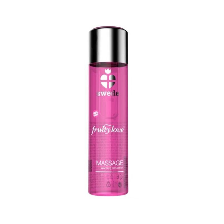 SWEDE - FRUITY LOVE EFFET CHAUFFANT HUILE DE MASSAGE PAMPLEMOUSSE ROSE À LA MANGUE 60 ML