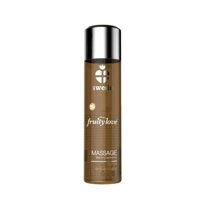SWEDE - FRUITY LOVE EFFET CHAUFFANT HUILE DE MASSAGE CHOCOLAT NOIR INTENSE 60 ML