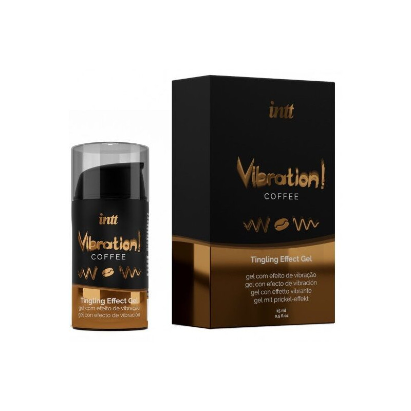 INTT MASSAGE & ORAL SEX - GEL DE MASSAGE SAVEUR CAFÉ EFFET CHAUD