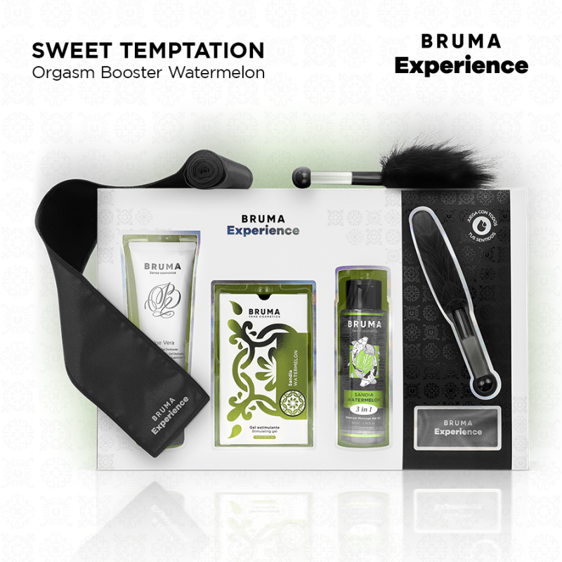 BRUMA XPERIENCE - KIT TENTATION PASTÈQUE DOUCE AVEC AMPLIFICATEUR D'ORGASME