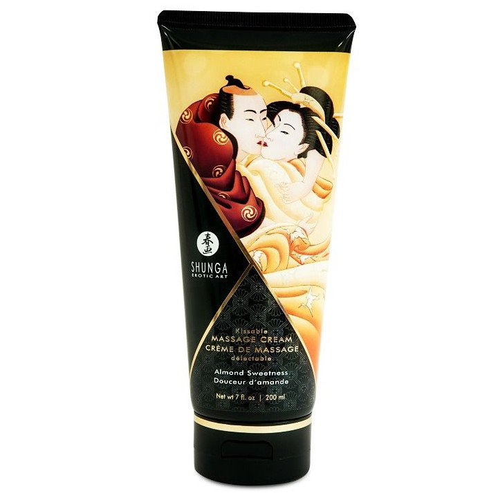 SHUNGA - CRÈME DE MASSAGE AUX AMANDES DOUCES 200 ML