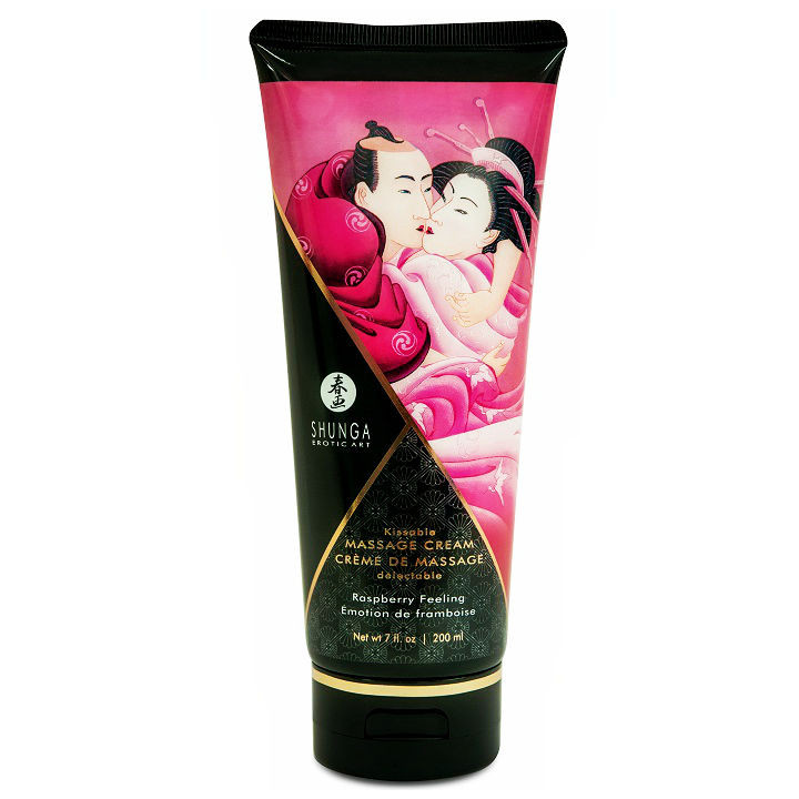 SHUNGA - CRÈME DE MASSAGE FRAMBOISE 200 ML