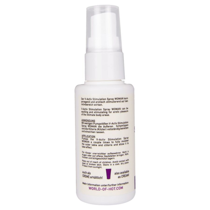HOT - V-ACTIV SPRAY STIMULANT POUR FEMME 50 ML