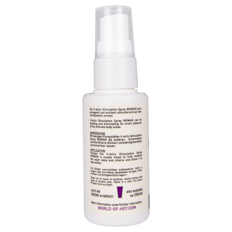 HOT - V-ACTIV SPRAY STIMULANT POUR FEMME 50 ML