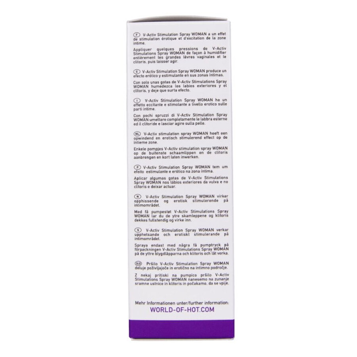 HOT - V-ACTIV SPRAY STIMULANT POUR FEMME 50 ML