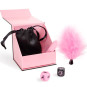 SECRET PLAY - COFFRET DE PLAISIRS POUR COUPLES : DÉS + BALLE VIBRANTE + STYLO À PLUME