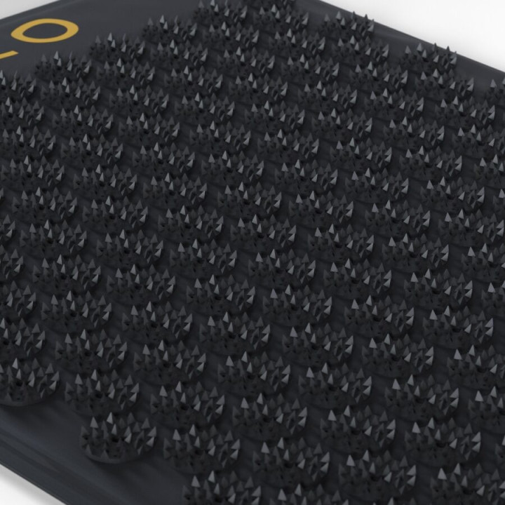 LELO - TAPIS D'ACUPRESSION POUR MASSAGE CORPOREL NOIR