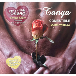 HOTFLOWERS - STRING HOMME + 2 NIPPLE AZYME VANILLE /es/pt/en/fr/it/