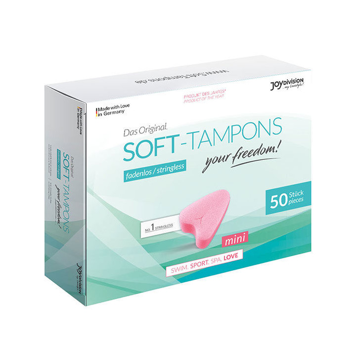 JOYDIVISION SOFT-TAMPONS - ORIGINAL SOFT-TAMPONS MINI X 50 UNITÉS