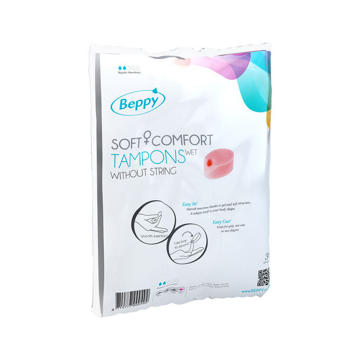 BEPPY - TAMPONS SOFT CONFORT HUMIDE 30 UNITÉS