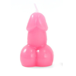 DIABLO PICANTE - BOUGIE EN FORME DE PÉNIS DE COULEUR FUCHSIA