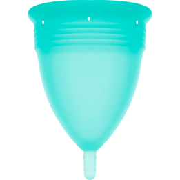 STERCUP - COUPE MENSTRUELLE EN SILICONE FDA AIGUE-MARINE - TAILLE L