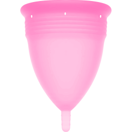 STERCUP - COUPE MENSTRUELLE EN SILICONE FDA ROSE - TAILLE S