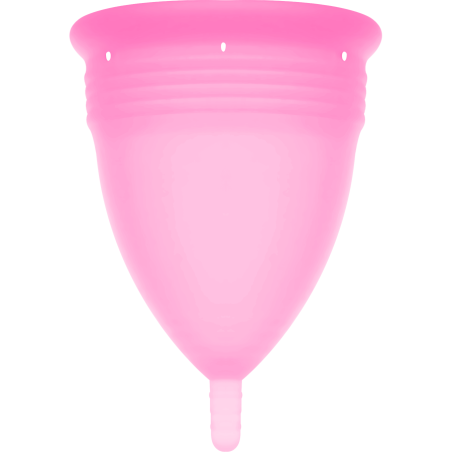 STERCUP - COUPE MENSTRUELLE EN SILICONE FDA ROSE - TAILLE S