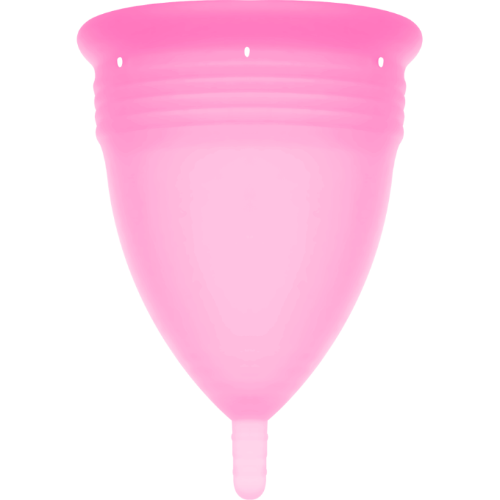 STERCUP - COUPE MENSTRUELLE EN SILICONE FDA ROSE - TAILLE S