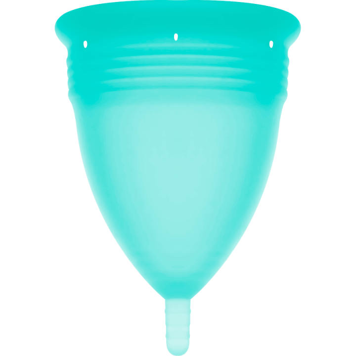 STERCUP - COUPE MENSTRUELLE EN SILICONE FDA AIGUE-MARINE - TAILLE S