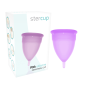 STERCUP - COUPE MENSTRUELLE EN SILICONE FDA LILAS - TAILLE S