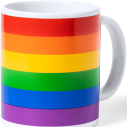 PRIDE - COUPE DRAPEAU LGBT EN BOITE INDIVIDUELLE KRAFT /en/pt/en/fr/it/