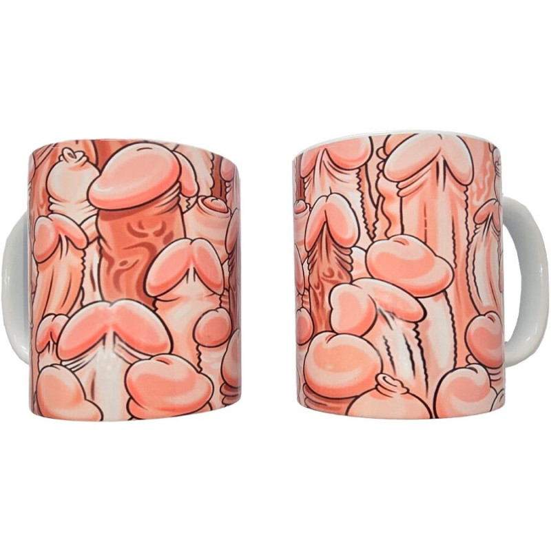 DIABLO PICANTE - TASSE PÉNIS COULEUR 370 ML