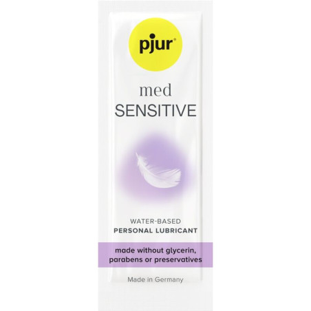 PJUR - MED LUBRIFIANT  BASE EAU SENSITIVE GLIDE 2 ML