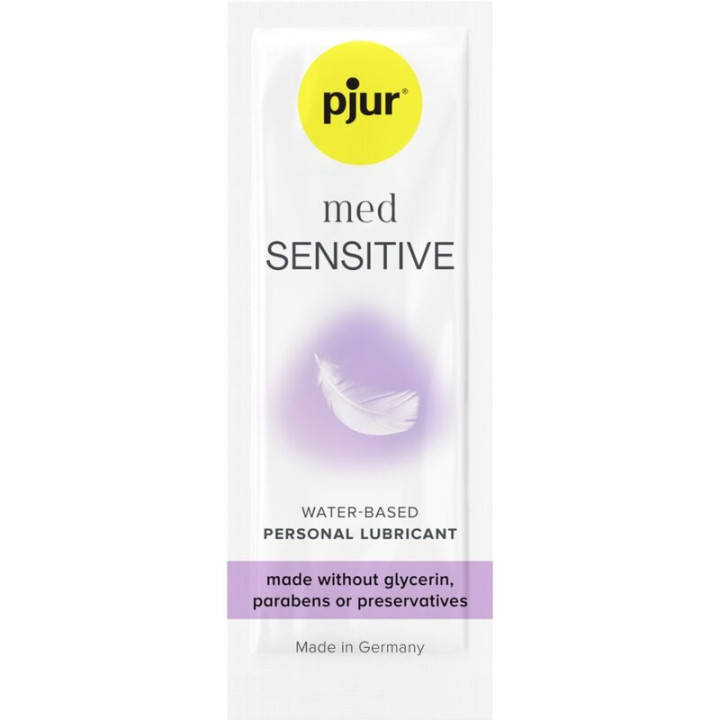 PJUR - MED LUBRIFIANT  BASE EAU SENSITIVE GLIDE 2 ML