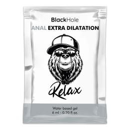 BLACK HOLE - GEL À BASE D'EAU EXTRA DILATATION 6 ML DOSE UNIQUE