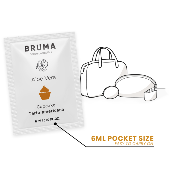 BRUMA - GEL GLISSANT À L''ALOE VERA SAVEUR CUPCAKE 6 ML