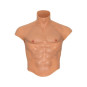 DÉSIR CACHÉ - T-SHIRT TORSE MASCULIN EN SILICONE ALTER EGO AVEC ESTHÉTIQUE DES ABS