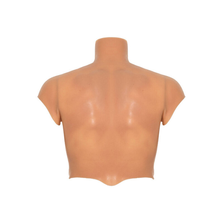 DÉSIR CACHÉ - T-SHIRT TORSE MASCULIN EN SILICONE ALTER EGO AVEC ESTHÉTIQUE DES ABS