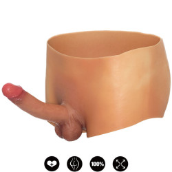 DÉSIR CACHÉ - ALTER EGO BOXERSHOT AVEC PÉNIS DE 18 CM TAILLE S/M