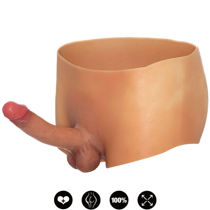 DÉSIR CACHÉ - ALTER EGO BOXERSHOT AVEC PÉNIS DE 18 CM TAILLE S/M