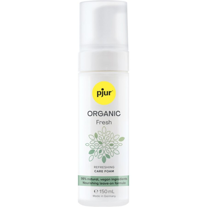 PJUR - MOUSSE RAFRAÎCHISSANTE BIOLOGIQUE VEGAN SANS RINÇAGE 150 ML