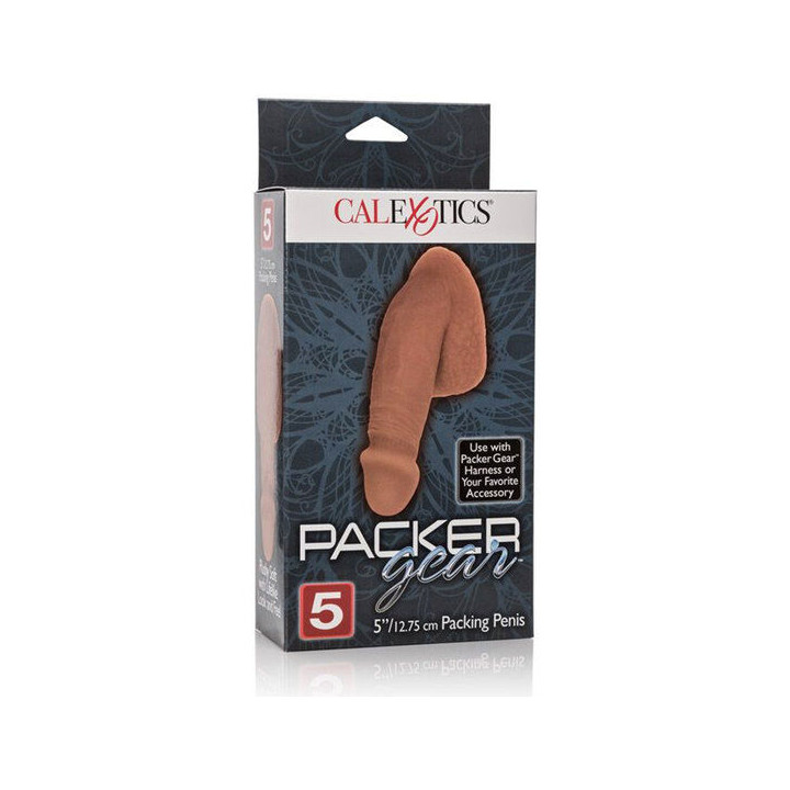 CALEXOTICS - EMBALLAGE PÉNIS MARRON 14.5 CM
