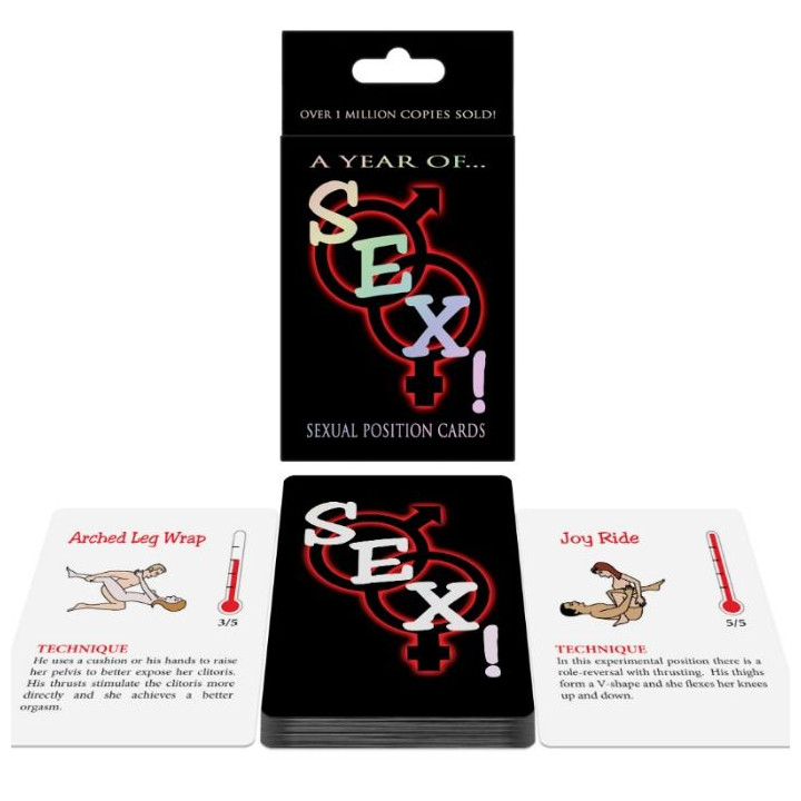 KHEPER GAMES - CARTES DE POSITION SEXUELLE UN AN DE... SEXE !