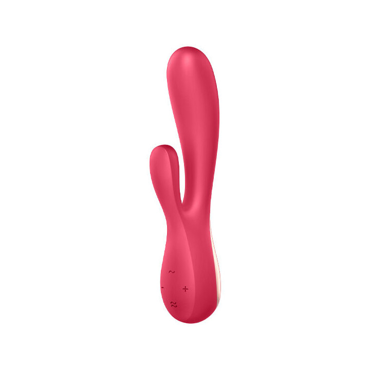 SATISFYER - MONO FLEX ROUGE AVEC APPLICATION
