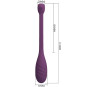 PRETTY LOVE - VIBRATEUR CONTRÔLÉ PAR APPLICATION LEVIATHAN VIOLET