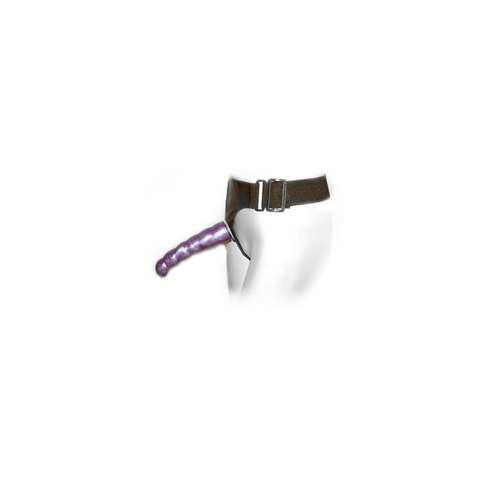 BAILE - HARNAIS ANAL ET VAGINAL FEMME LILAS GPOINT 17 CM