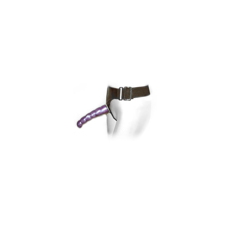 BAILE - HARNAIS ANAL ET VAGINAL FEMME LILAS GPOINT 17 CM